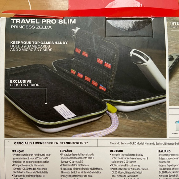 Nintendo Switch Travel Case Legend of Zelda Breath of the Wild Hard Shell Case - Picture 6 of 7